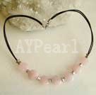 Wholesale rose quartz necklace