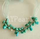 collier de perles turquoise