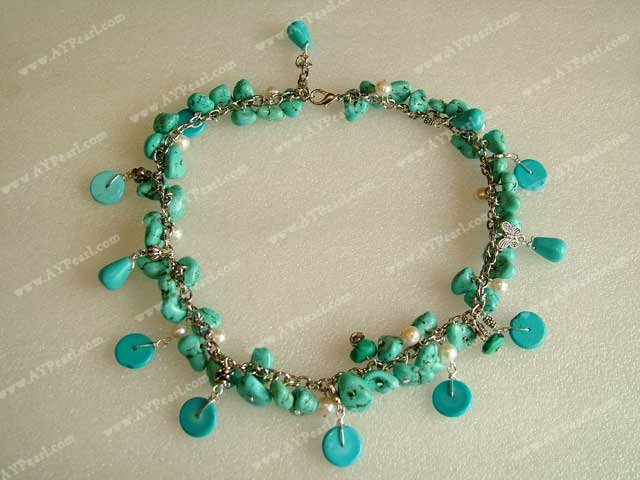 turquoise pearl necklace