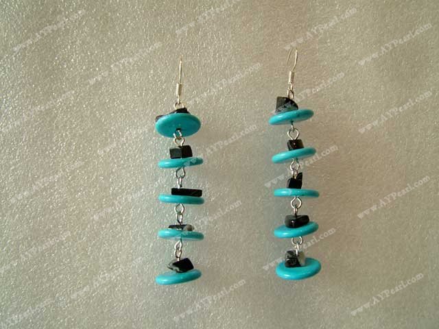 Wholesale Turquoise Jewelry-turquoise agate earring