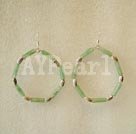 Wholesale earring-aventurine jade earring