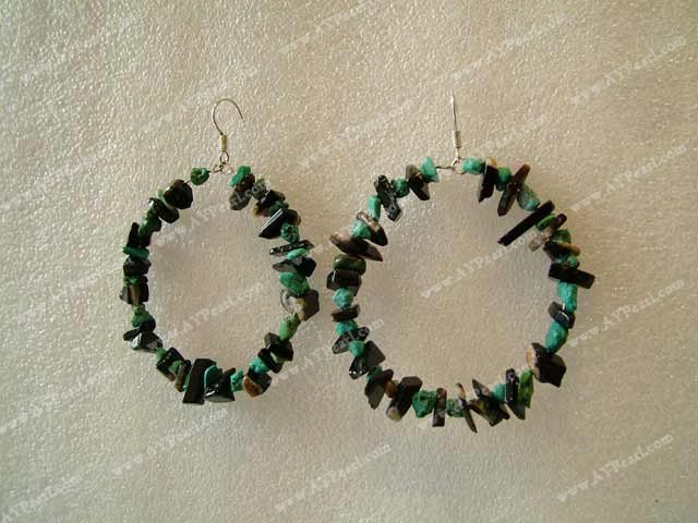 aventurine boucle d'oreille en agate