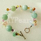 Wholesale Aquamarine crystal bracelet