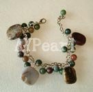 Indian agate κολιέ