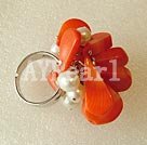 Wholesale ring jewelry-coral finger ring