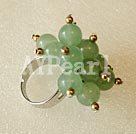 Wholesale ring jewelry-aventurine jade finger ring