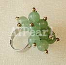 Wholesale ring jewelry-aventurine jade finger ring