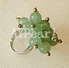 Aventurin jade finger ring