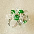 Wholesale ring jewelry-crystal jade ring