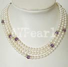 pearl amethyst necklace