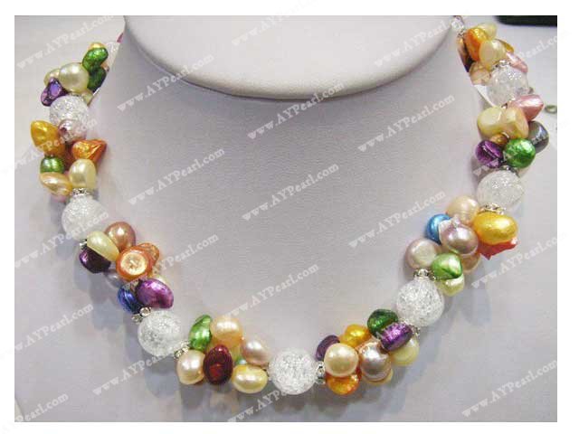 collier en cristal de perle