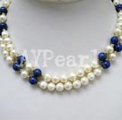 Wholesale pearl gem necklace