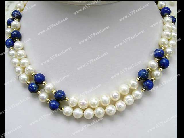 pearl gem necklace