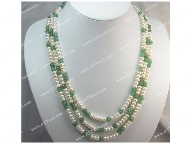pearl jade necklace
