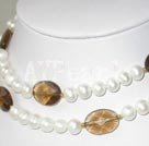 Wholesale pearl gem necklace