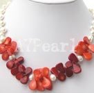 pearl coral necklace