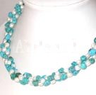 Wholesale pearl gem necklace