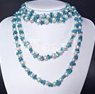 Wholesale pearl turquoise necklace