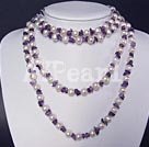 pearl amethyst necklace