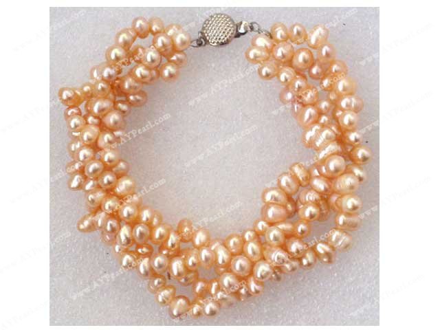 pink pearl bracelet