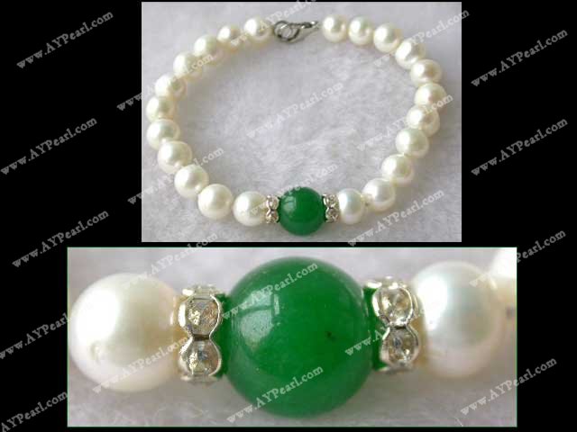 bracelet de jade de perle