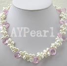 collier en cristal de perle