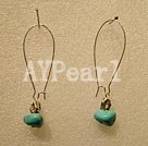 boucle d'oreille turquoise