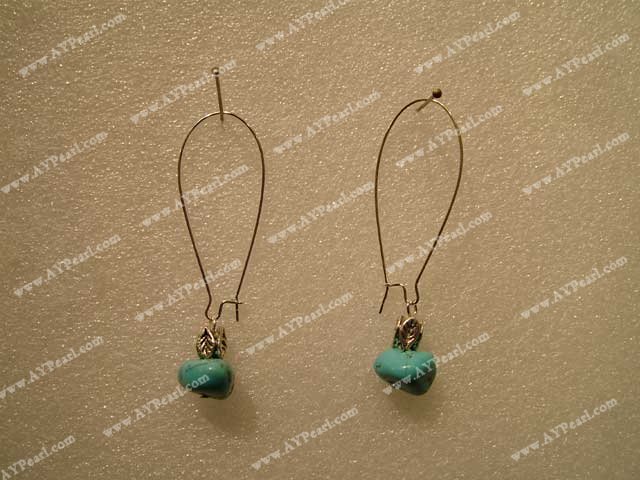 boucle d'oreille turquoise