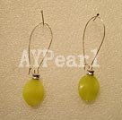 lemon jade earring