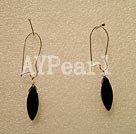 Wholesale Other Jewelry-black agate earring