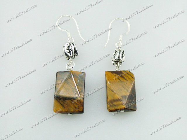 boucle d'oreille oeil de tigre