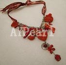 coral necklace