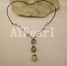 Wholesale Gemstone Necklace-Aquamarine chips necklace