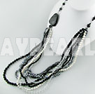 crystal pearl necklace