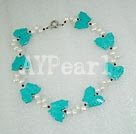 pearl turquoise necklace