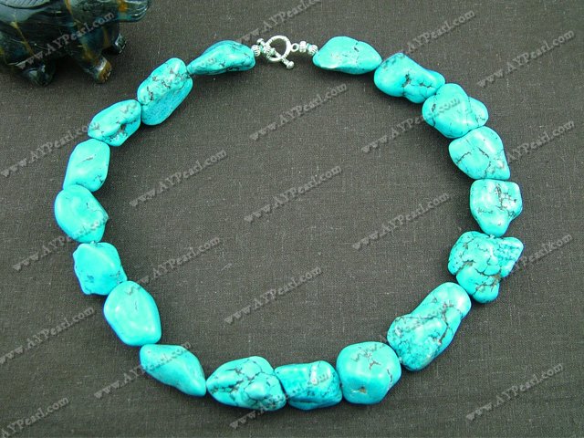 collier bleu turquoise