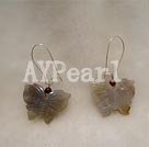 Wholesale buttfly-shaped agate earring