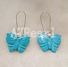 Wholesale earring-buttfly-shaped turquoise earring