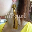 Wholesale Gemstone Earrings-tiger stone earring
