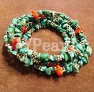 Wholesale turquoise coral bracelet