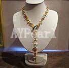 pearl agate necklace