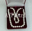 7-8mm white freshwater pearl set