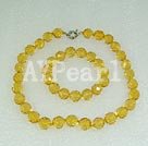 crystal neckalce/bracelet set