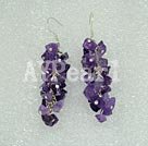 amethyst earring