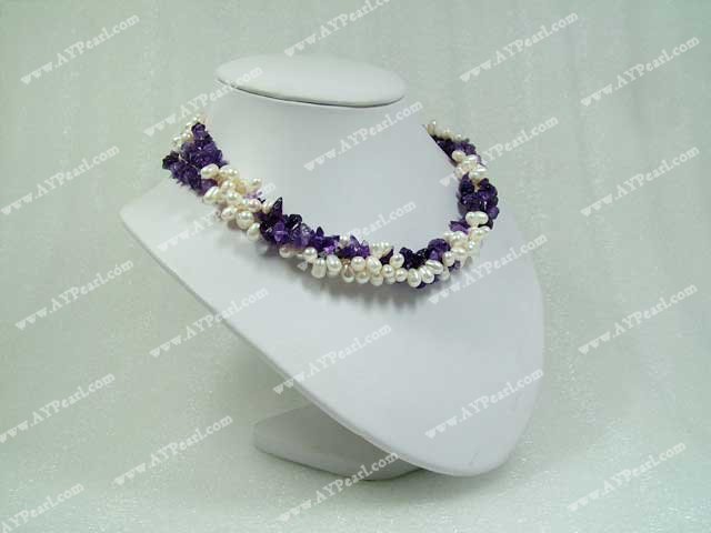 pearl amethyst necklace