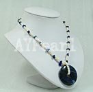 Wholesale gem pearl necklace