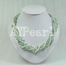 Wholesale gem pearl necklace