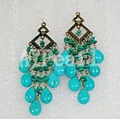 boucle d'oreille turquoise