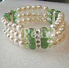 pearl aventurine bracelet