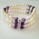 pearl Smoky kvarts armband